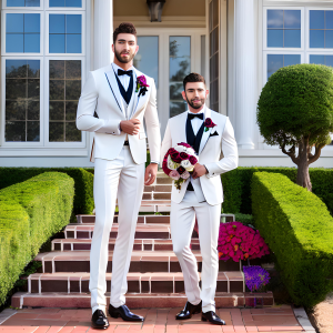 Chic Gay Wedding Outfits
