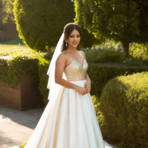 Enchanting Sequins and Sparkles Wedding Dress