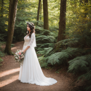 Enchanting Sequins and Sparkles Wedding Dress