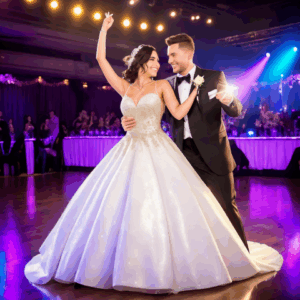 Enchanting Sequins and Sparkles Wedding Dress