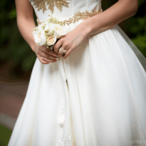 Perfect wedding dress for a fall!