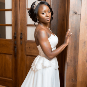 Perfect wedding dress for a fall!