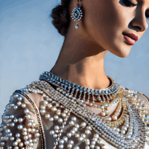 Pearl-Adorned Dresses