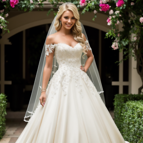 Edgy Leafy Lace Wedding Dresses