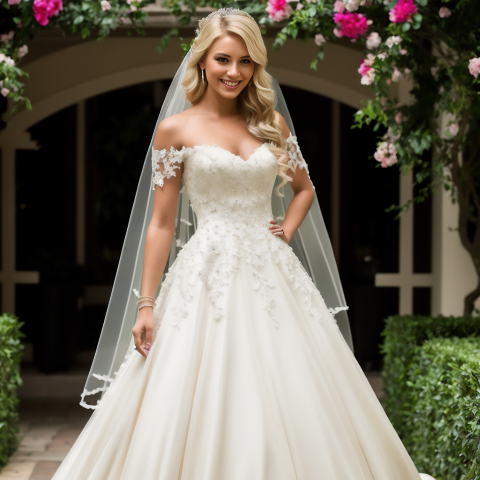Edgy Leafy Lace Wedding Dresses