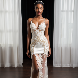 Pin-Thin Straps Wedding Dresses