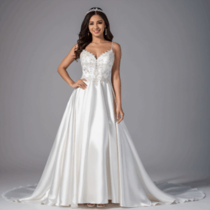 Pin-Thin Straps Wedding Dresses