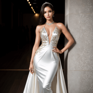 High-Shine Wedding Gown