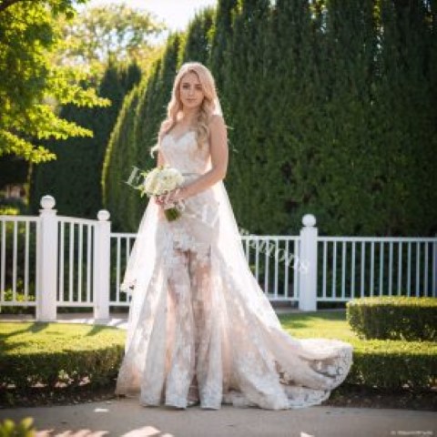 Floral Wedding Dress Elegance