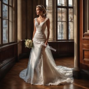Dazzling Wedding Dress Details