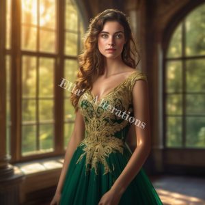 Fashion-Forward Emerald Elegance