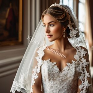 Juliet cap veil, retro-chic.