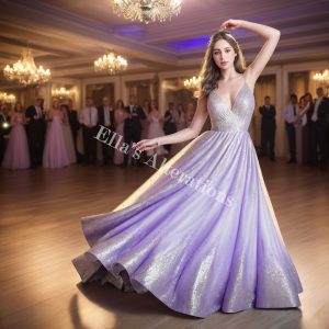 Daring Lavender Couture Moment