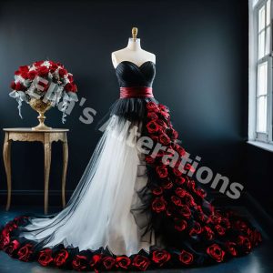 Unique wedding, alternative dress.