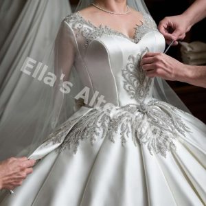 Bridal gown transformation magic