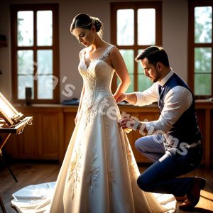 Perfecting bridal gown fit