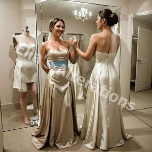 Bridal gown transformation process