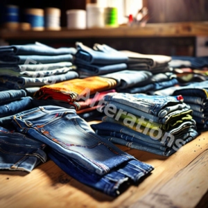 Quick jeans hemming service