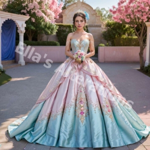 Ball gown silhouette perfection.