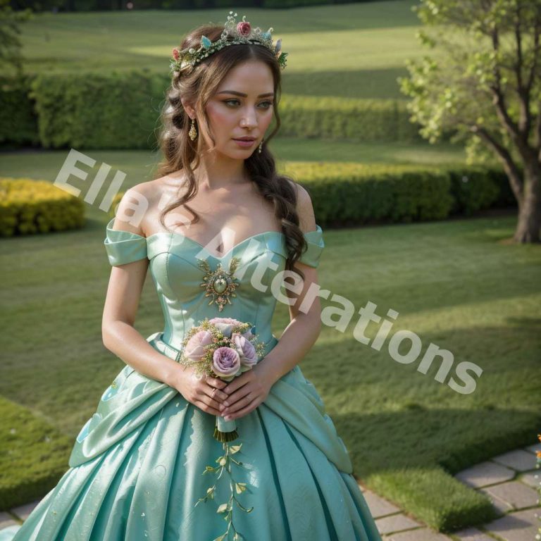 Ethereal veils, romantic allure.