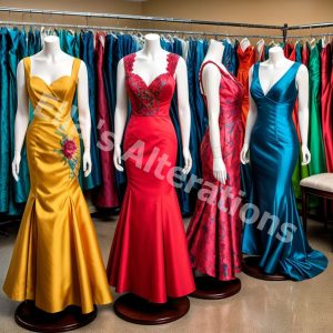 Custom-fitted dress display