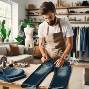 Quick jeans hemming service