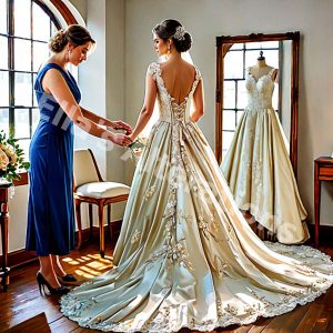 Dream gown design meeting