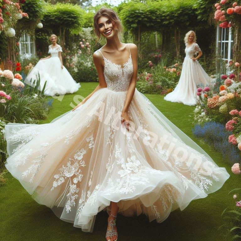 Timeless floor-length gown