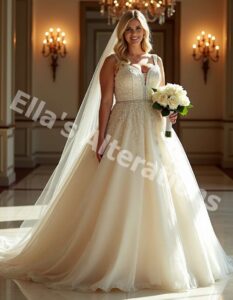 Sparkling sequins for brides