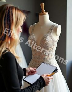 Luxury gown fitting expertise