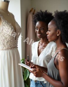Craftsmanship for detailed dresses