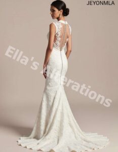 Designer lace wedding elegance