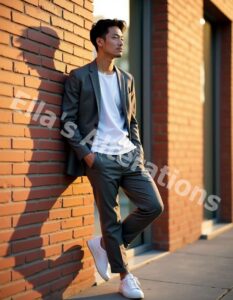 Casual elegance with suits