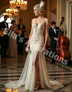 Timeless vintage bridal elegance