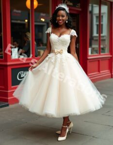 Classic Hollywood-inspired dress