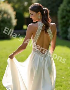 Stunning illusion lace details