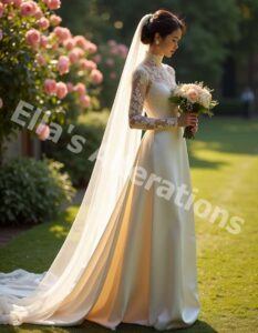 Vintage boho bridal beauty