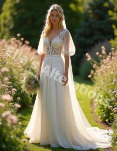 Dreamy puff sleeve silhouette