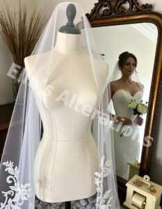 Eco-friendly bridal transformation.
