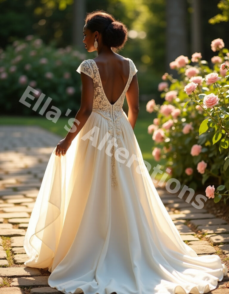Professional wedding dress tailoring
