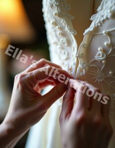 Delicate lace restoration process
