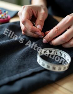 Precision sewing for alterations