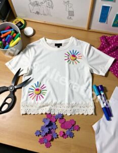 DIY fashion alteration project