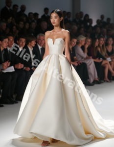 Elegant silhouette, perfect day