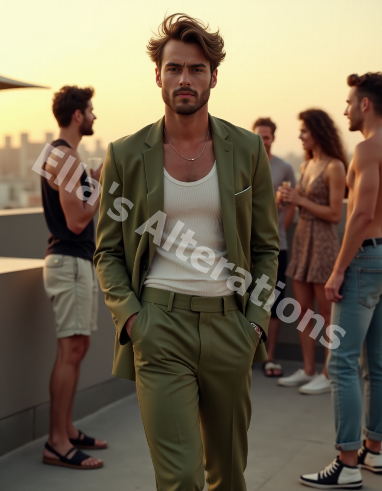 Smooth tailoring, bold silhouette