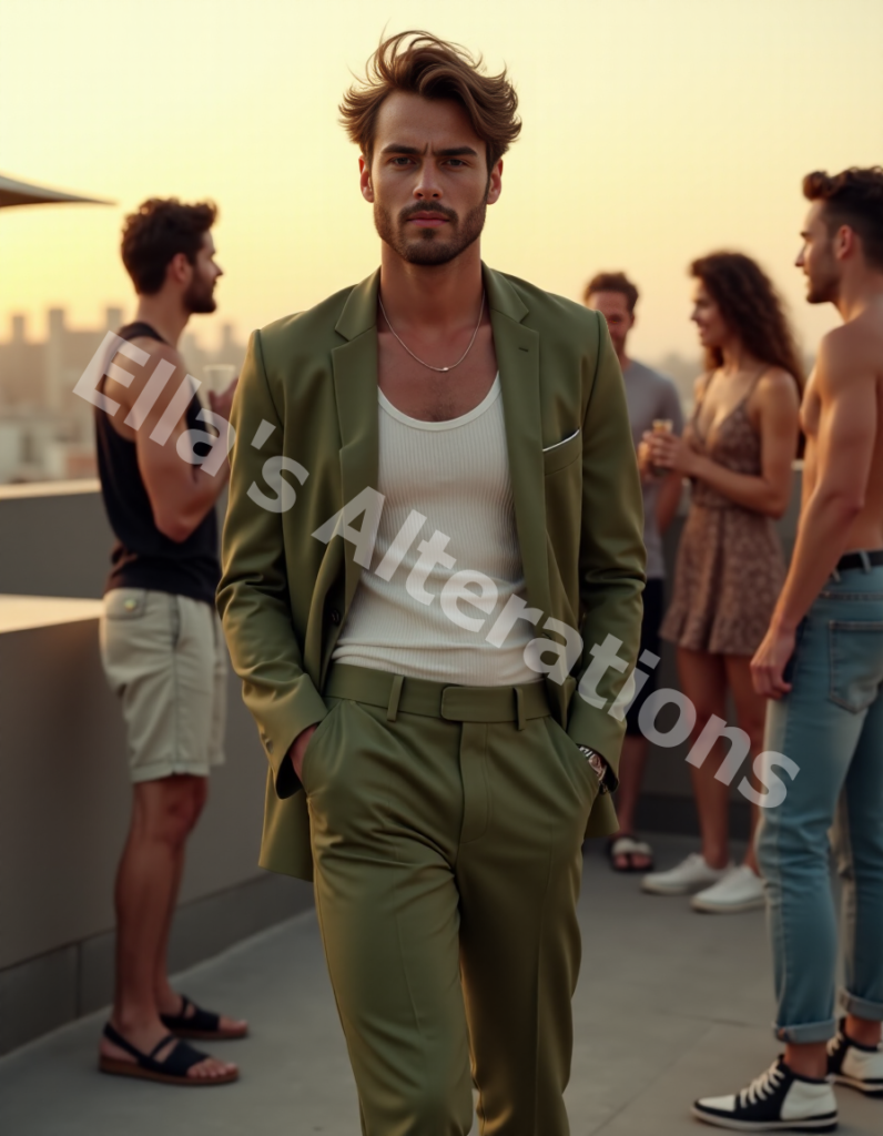 Smooth tailoring, bold silhouette