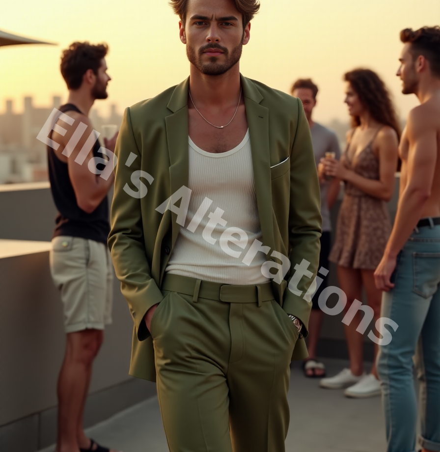 Smooth tailoring, bold silhouette