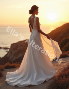 Sleek jewel neck silhouette
