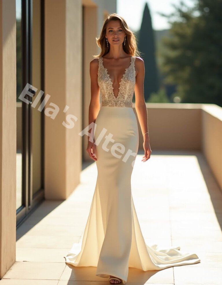 Body-skimming, beautifully tailored