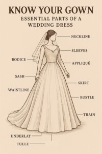 parts of a wedding dress